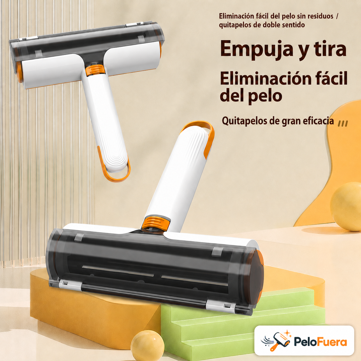 Rodillo Quitapelos Reutilizable PeloFuera™