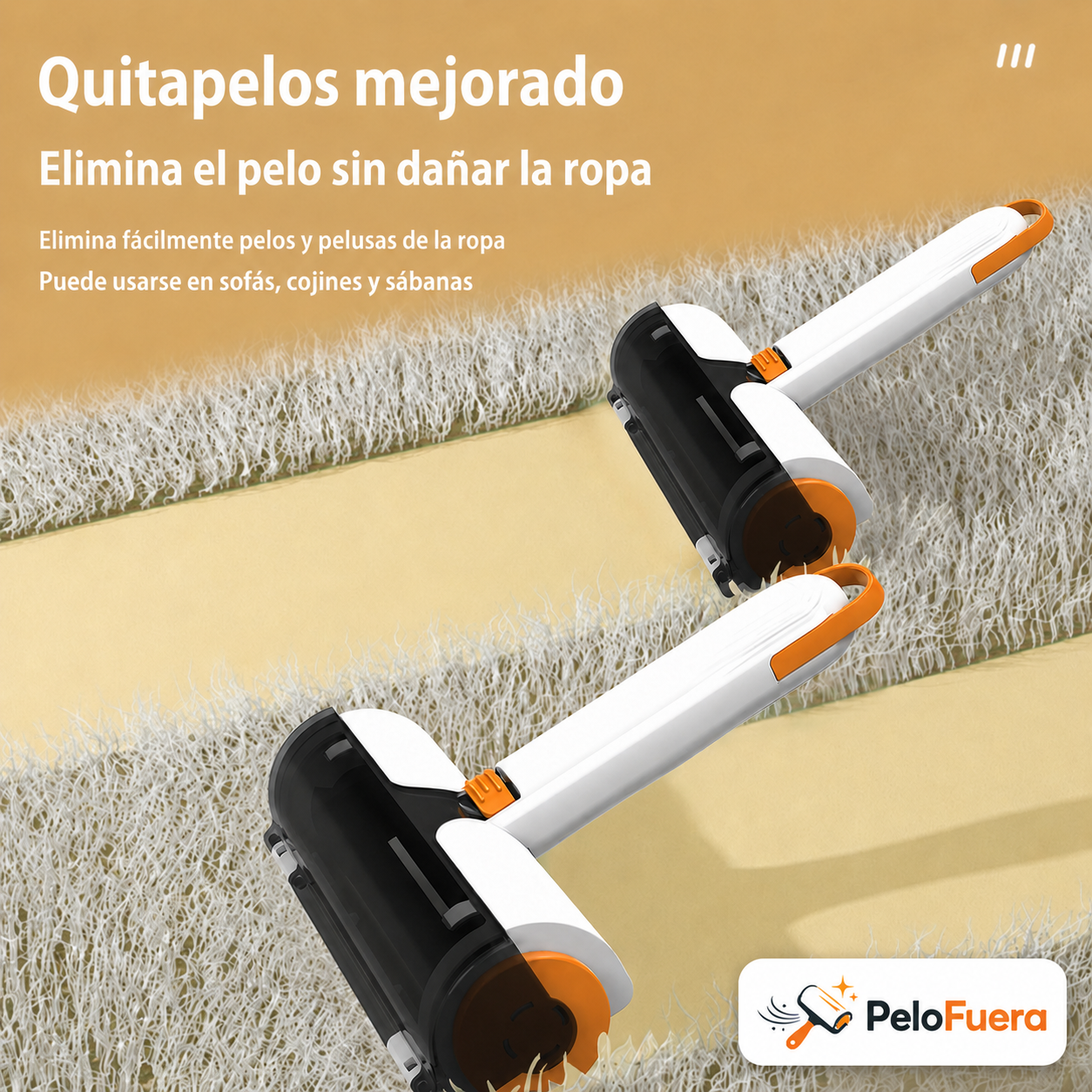 Rodillo Quitapelos Reutilizable PeloFuera™