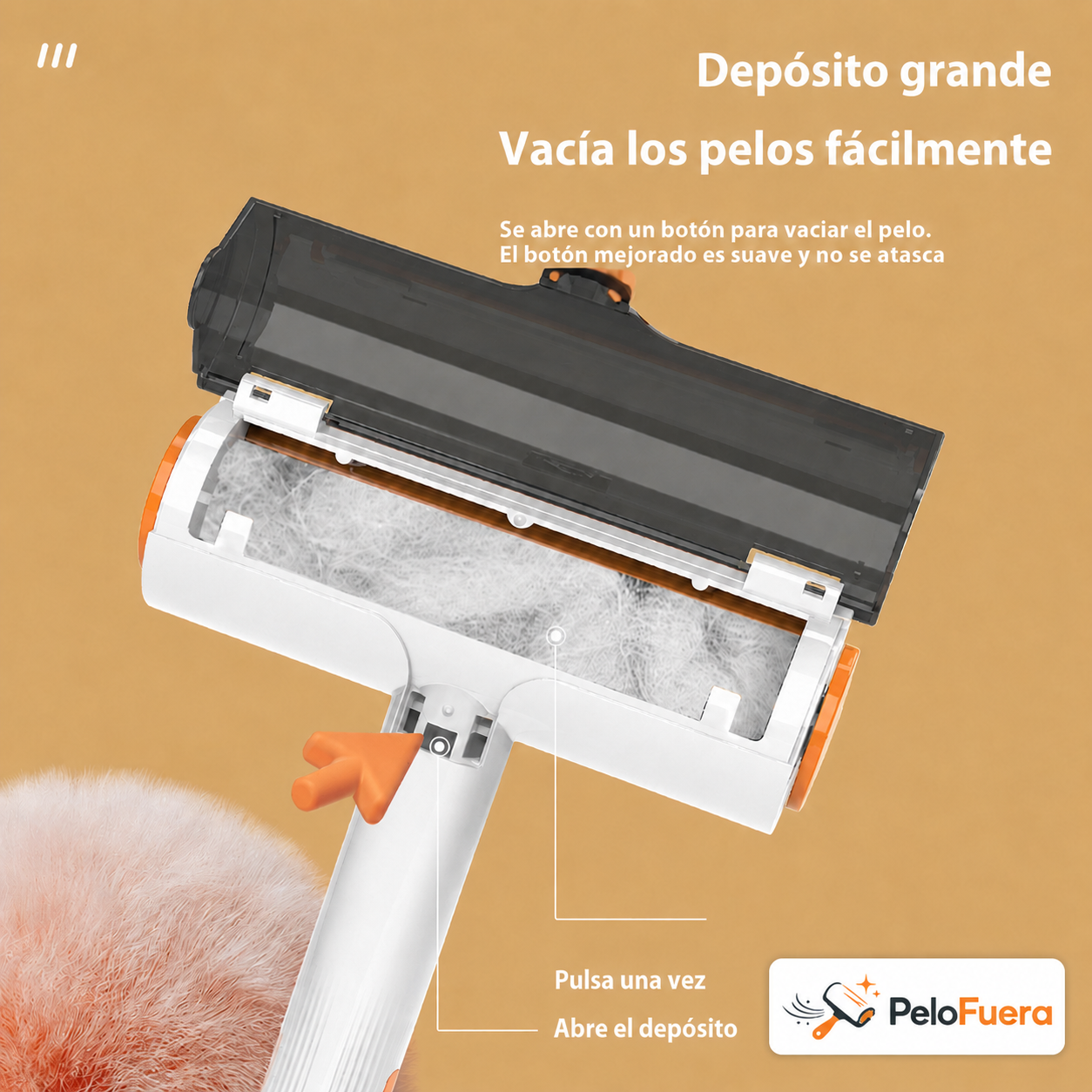 Rodillo Quitapelos Reutilizable PeloFuera™